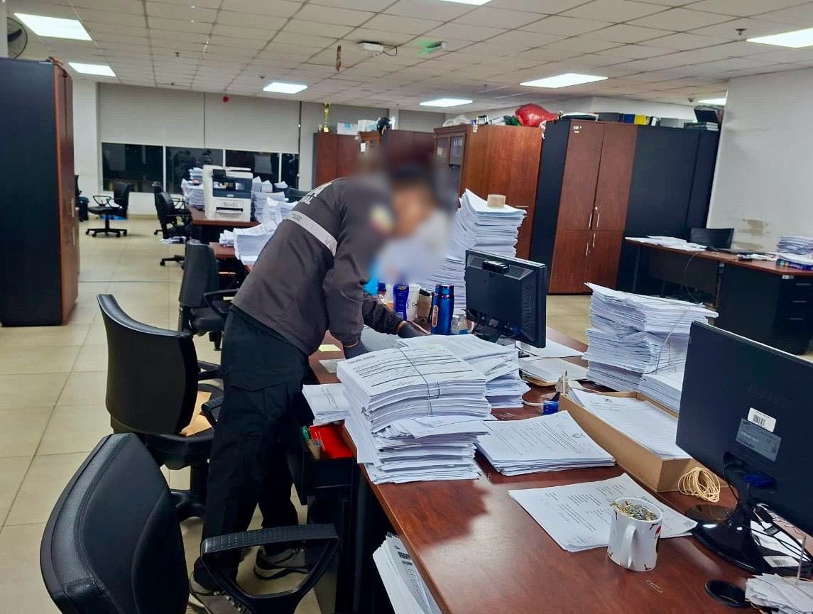 Fiscalía allana Complejo Judicial Norte en Quito por delitos de concusión