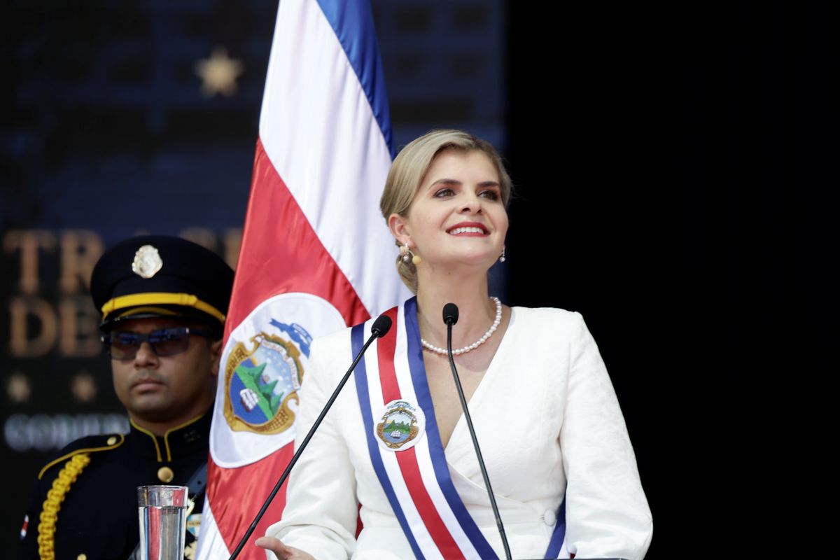 Laura Fernández, nueva presidenta de Costa Rica, promete aplicar «mano dura» contra la mafia