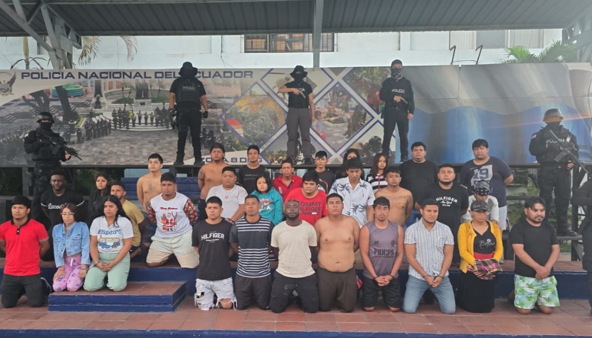 A través de una serie de allanamientos, la Policía detuvo a 49 extorsionadores en Guayas