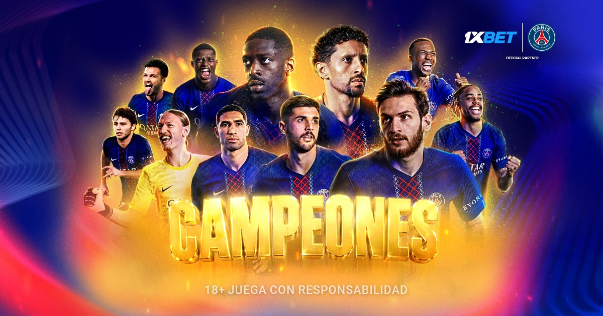 ¡Dos veces campeón de la Champions League: el Paris Saint-Germain confirma su estatus como la mejor dinastía del fútbol junto a 1xBet!