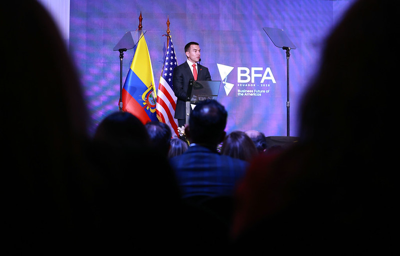 Noboa viajará a Panamá para participar en la Asamblea de la OEA este mes