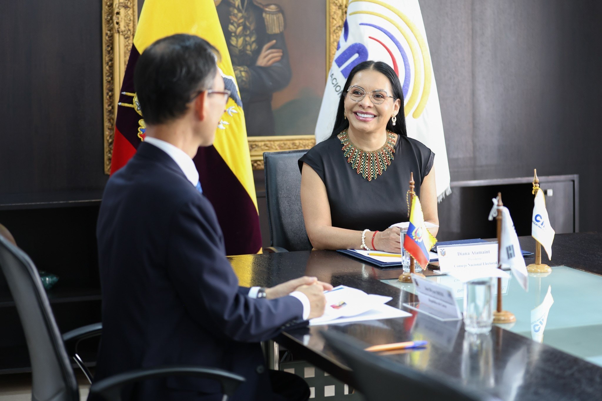 CNE desmiente que Diana Atamaint haya renunciado