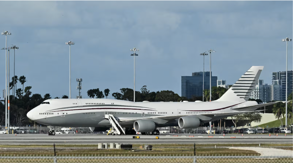 La Casa Blanca retira el polémico Air Force One catarí para realizarle «mejoras»