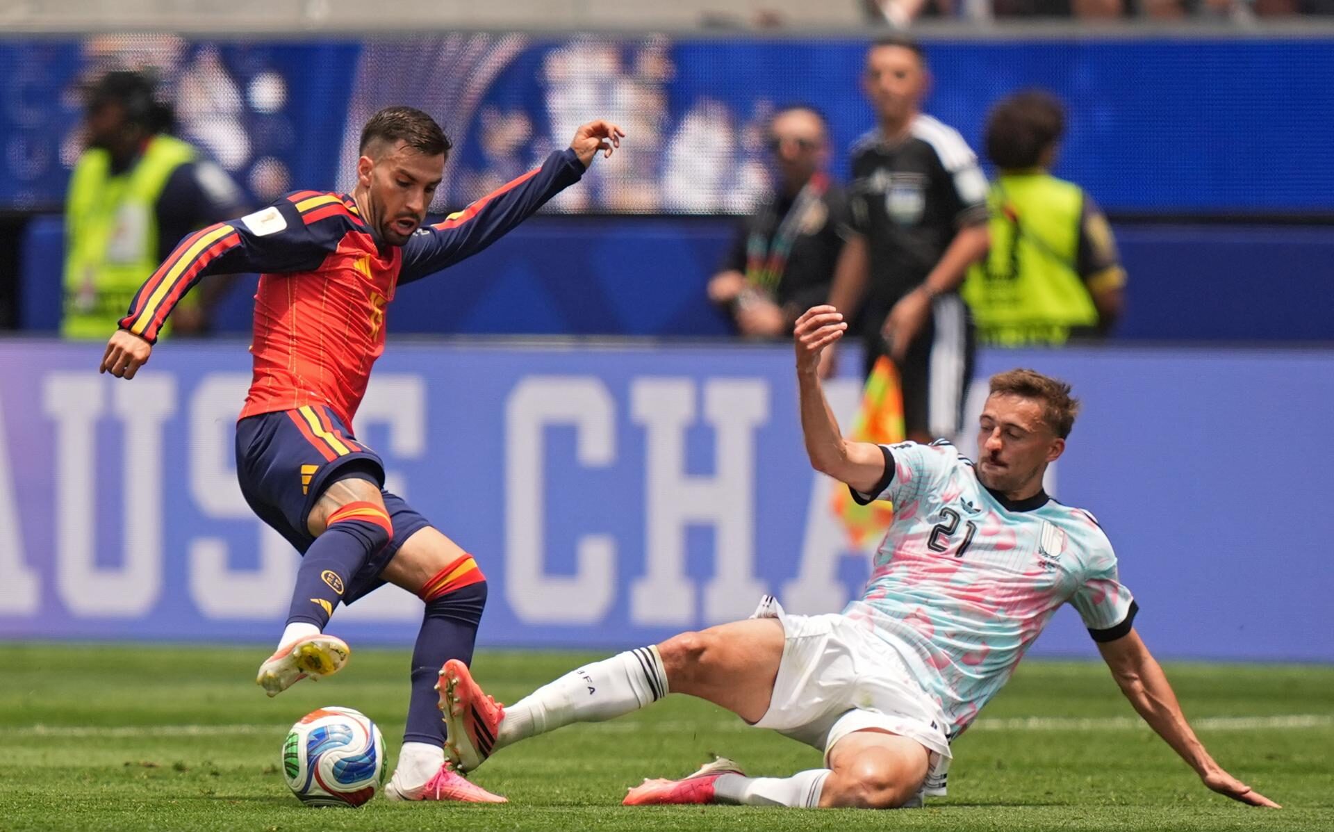 2-1. España elimina a Bélgica y va a semifinales